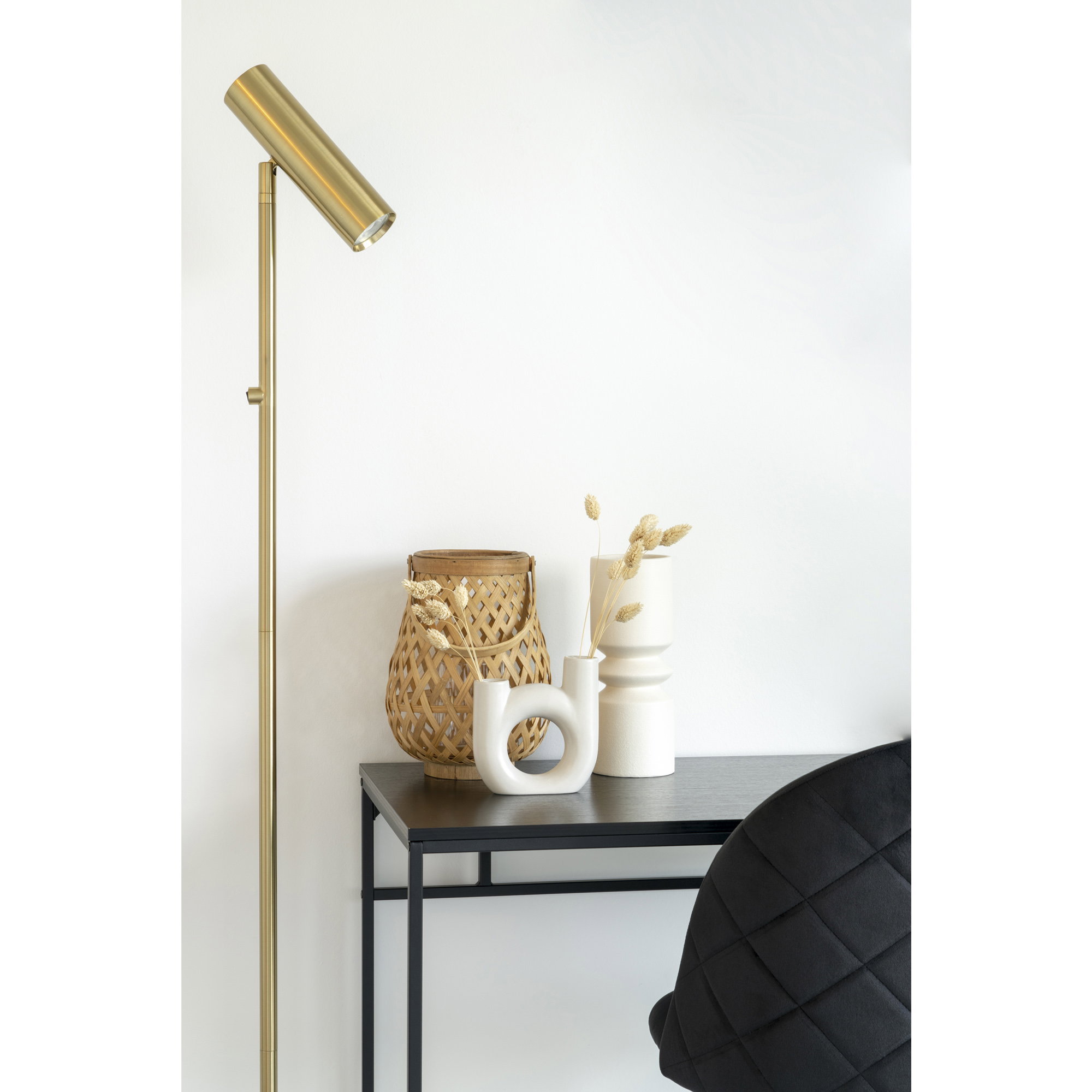 Vita Skrivebord, sort med sort stel, 100x45x75 cm - Billede 11