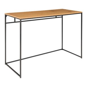 Alternative view of Vita Skrivebord, egetræslook med sort stel, 100x45x75 cm