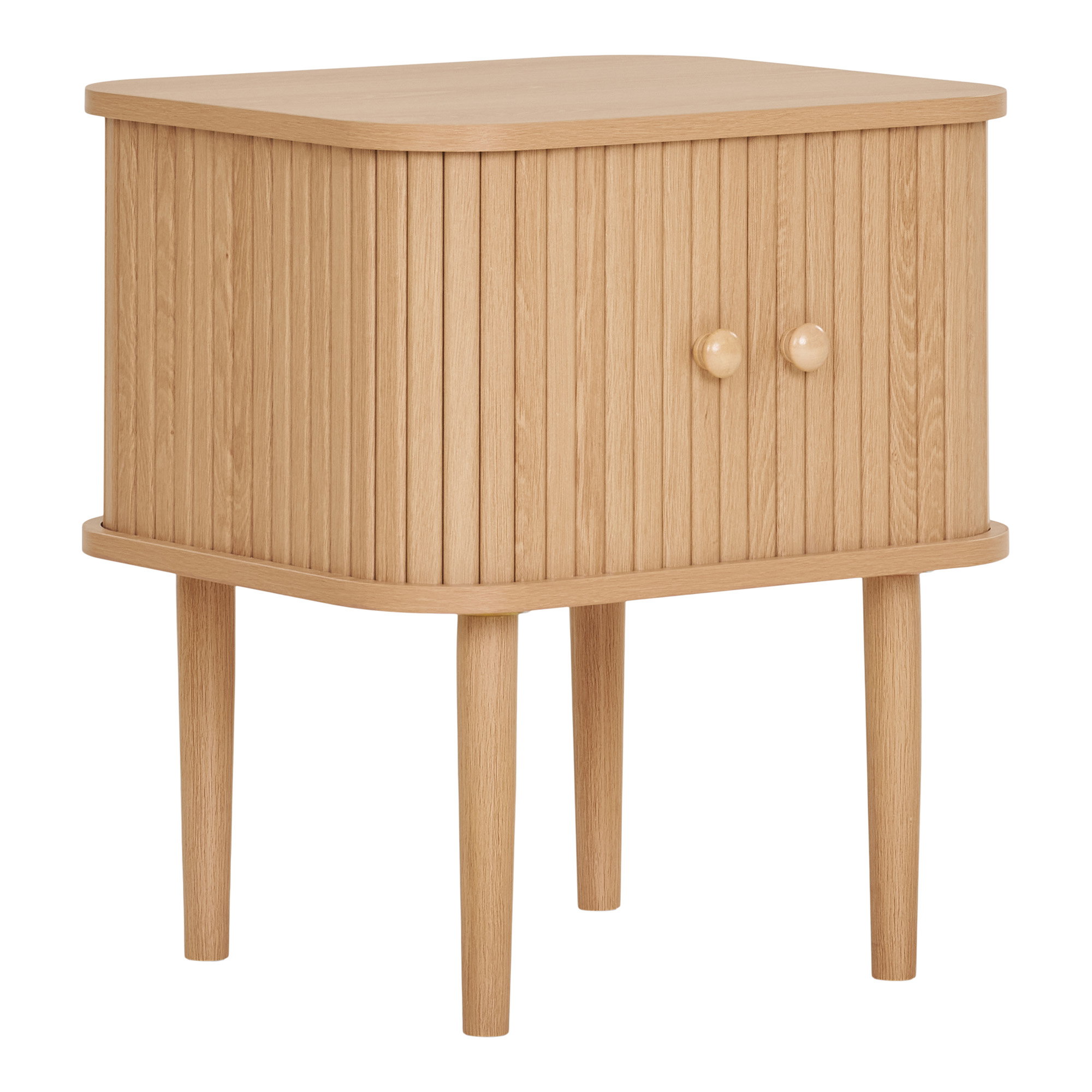 Nikko Hjørnebord, 2 låger, natur, 45x40x50,5 cm - Billede 3