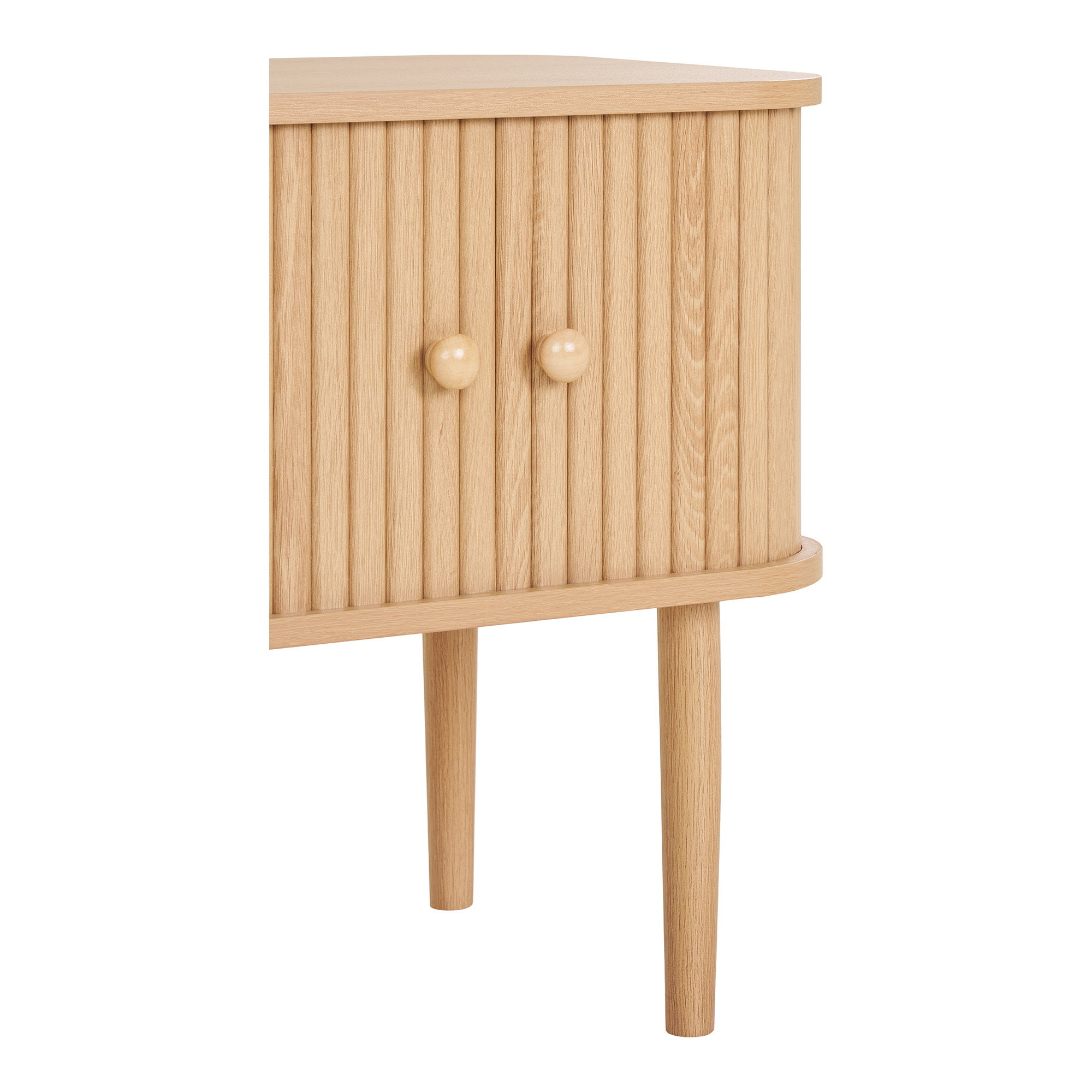 Nikko Hjørnebord, 2 låger, natur, 45x40x50,5 cm - Billede 5