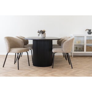 Boavista Spisebord, mørkebrunt, 100x210x75 cm - Billede 6