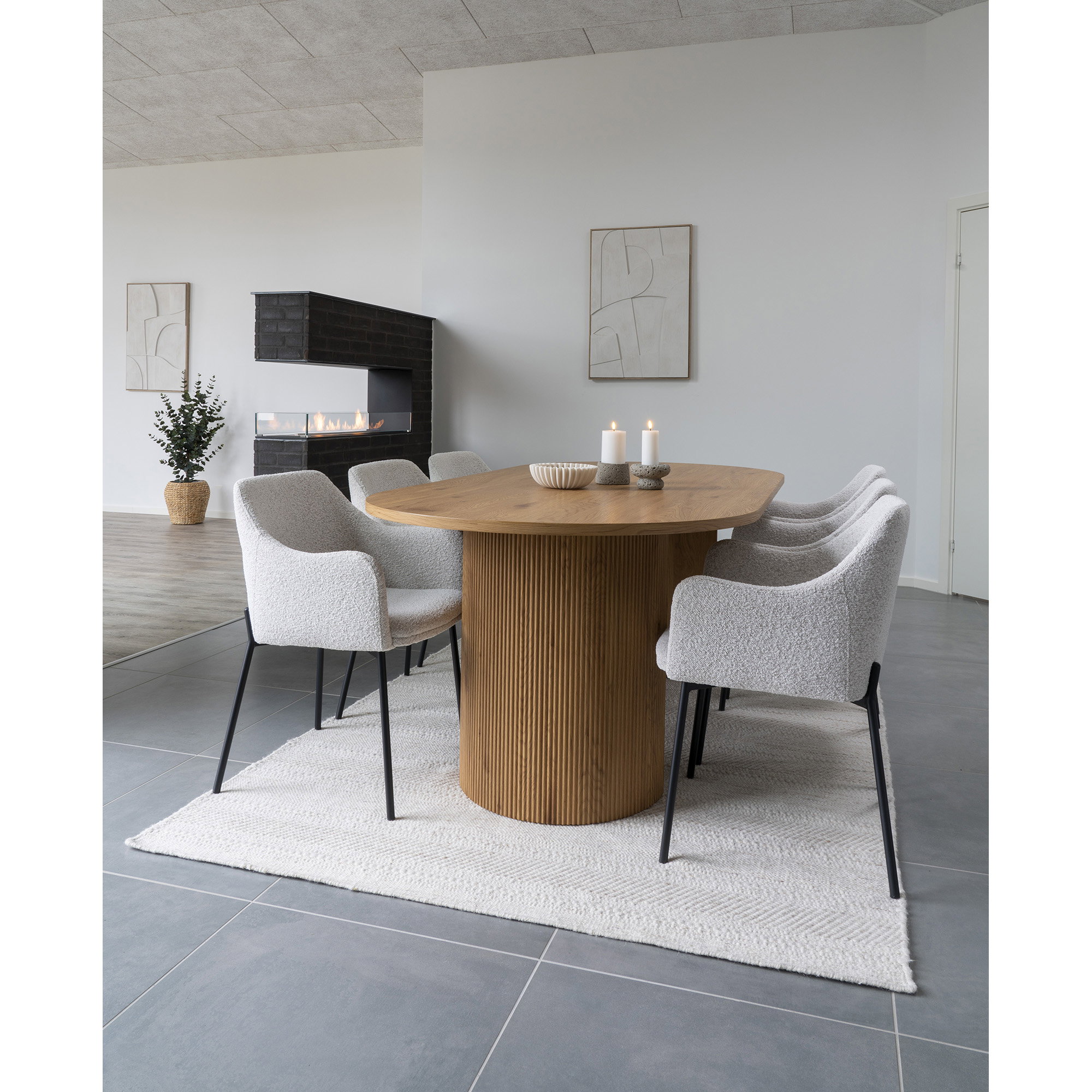 Boavista Spisebord, natur, 100x210x75 cm - Billede 5