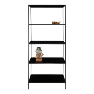 Vita Reol, 5 hylder, metal, sort, 80x36x170 cm - Billede 3