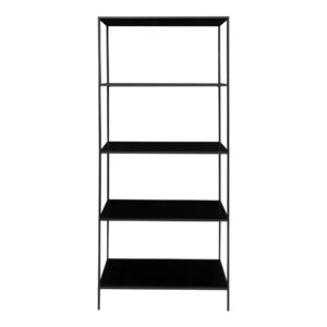 Vita Reol, 5 hylder, metal, sort, 80x36x170 cm - Billede 4