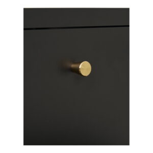 Dalby Kommode, 2 skuffer, stål, sort, 40x40x59,5 cm - Billede 4