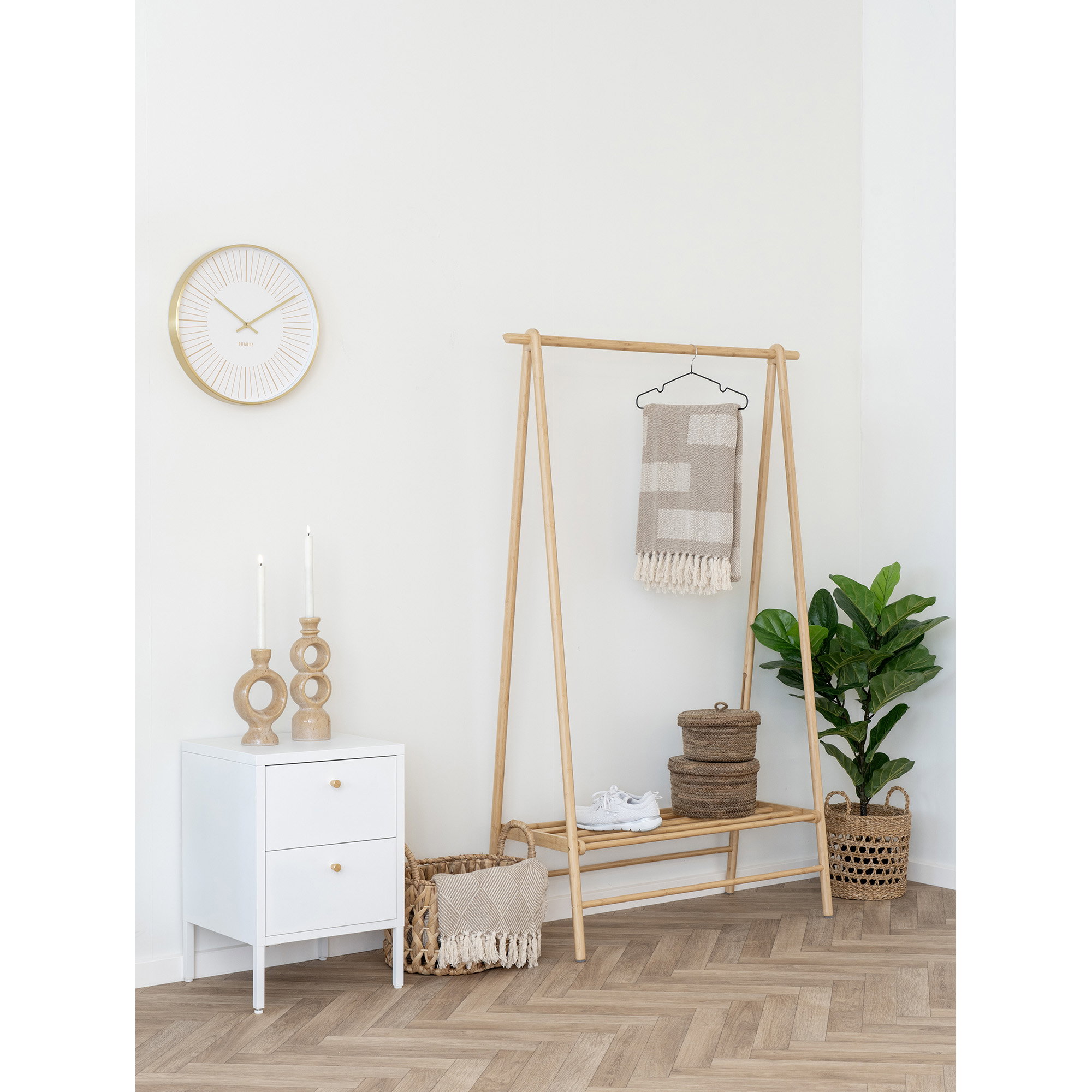 Dalby Kommode, 2 skuffer, stål, hvid, 40x40x59,5 cm - Billede 6