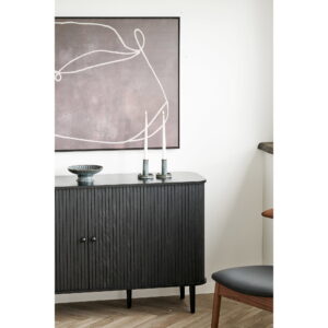 Nikko Skænk, 2 låger, sort, 140x40x79 cm - Billede 8