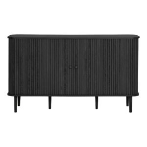 Nikko Skænk, 2 låger, sort, 140x40x79 cm