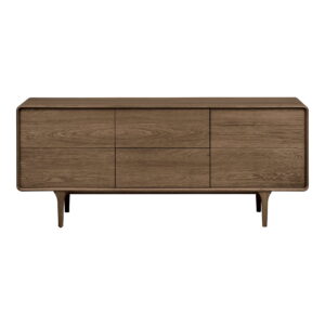 Darwin Skænk, egetræ, mørkebrun, 180x45x75 cm