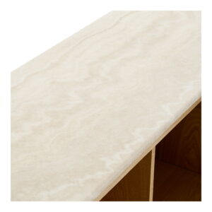 Larvik Skænk, granit/ask finer, natur/off white, 180x40x85 cm - Billede 5