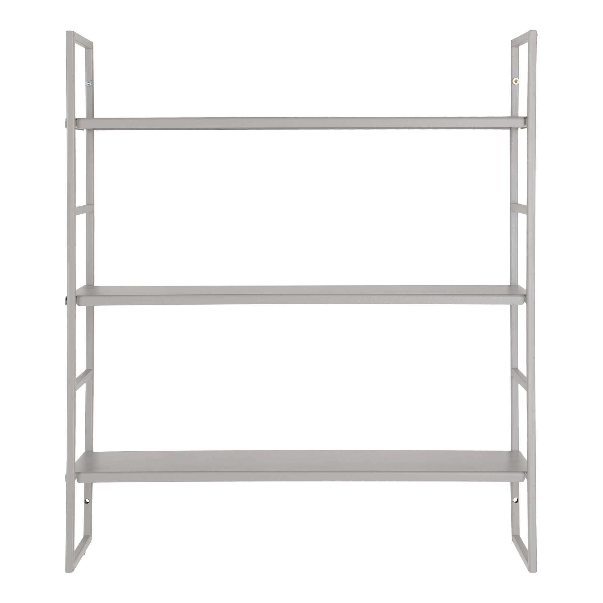 Beja Væghylde, stål, grey, 3 hylder, 48x17x55 cm