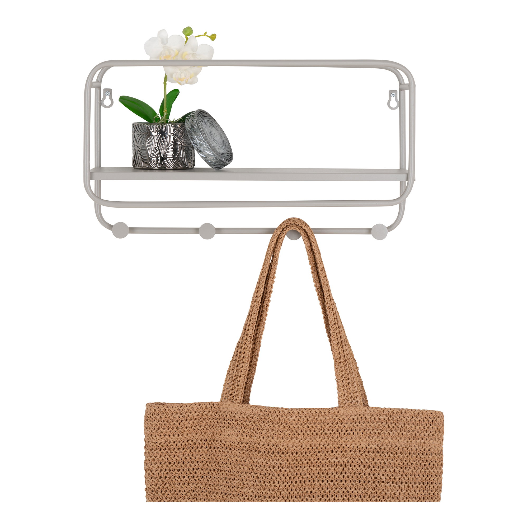 Feira Hattehylde, stål, grey, 45x15x25 cm - Billede 2