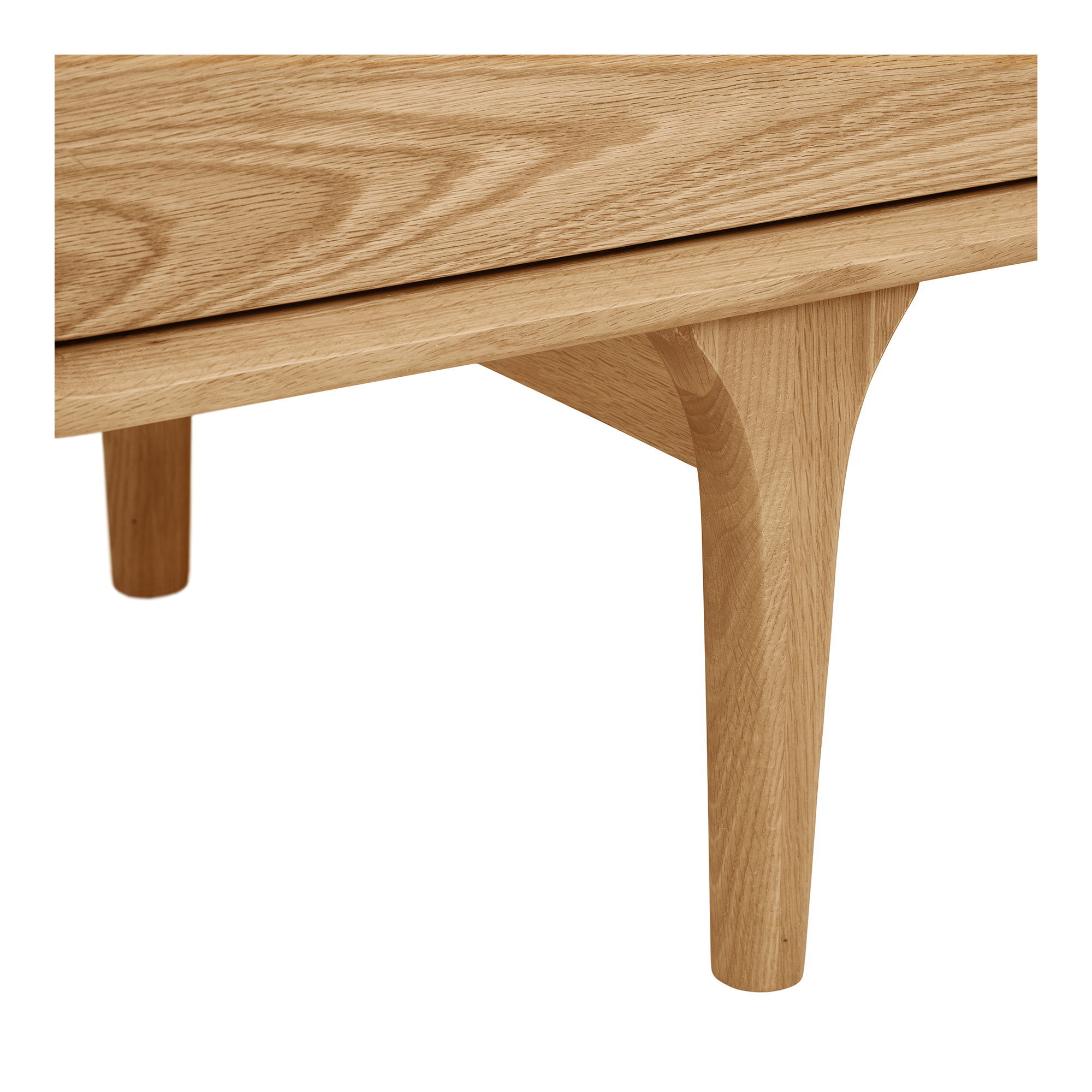 Darwin TV-bænk, egetræ, natur, 180x45x45 cm - Billede 7