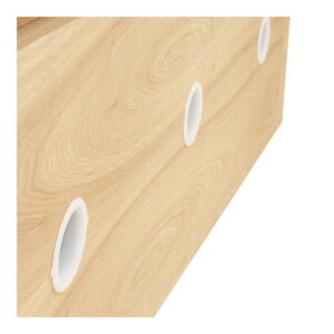 Larvik TV-bænk, granit/ask finer, natur/off white, 160x40x45 cm - Billede 8