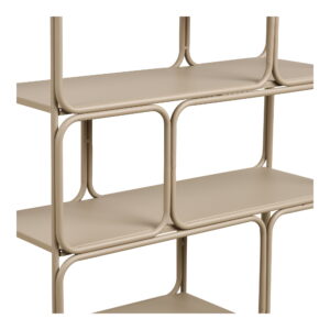 Lanciano Vægreol, metal, beige, 48x18x64 cm - Billede 3