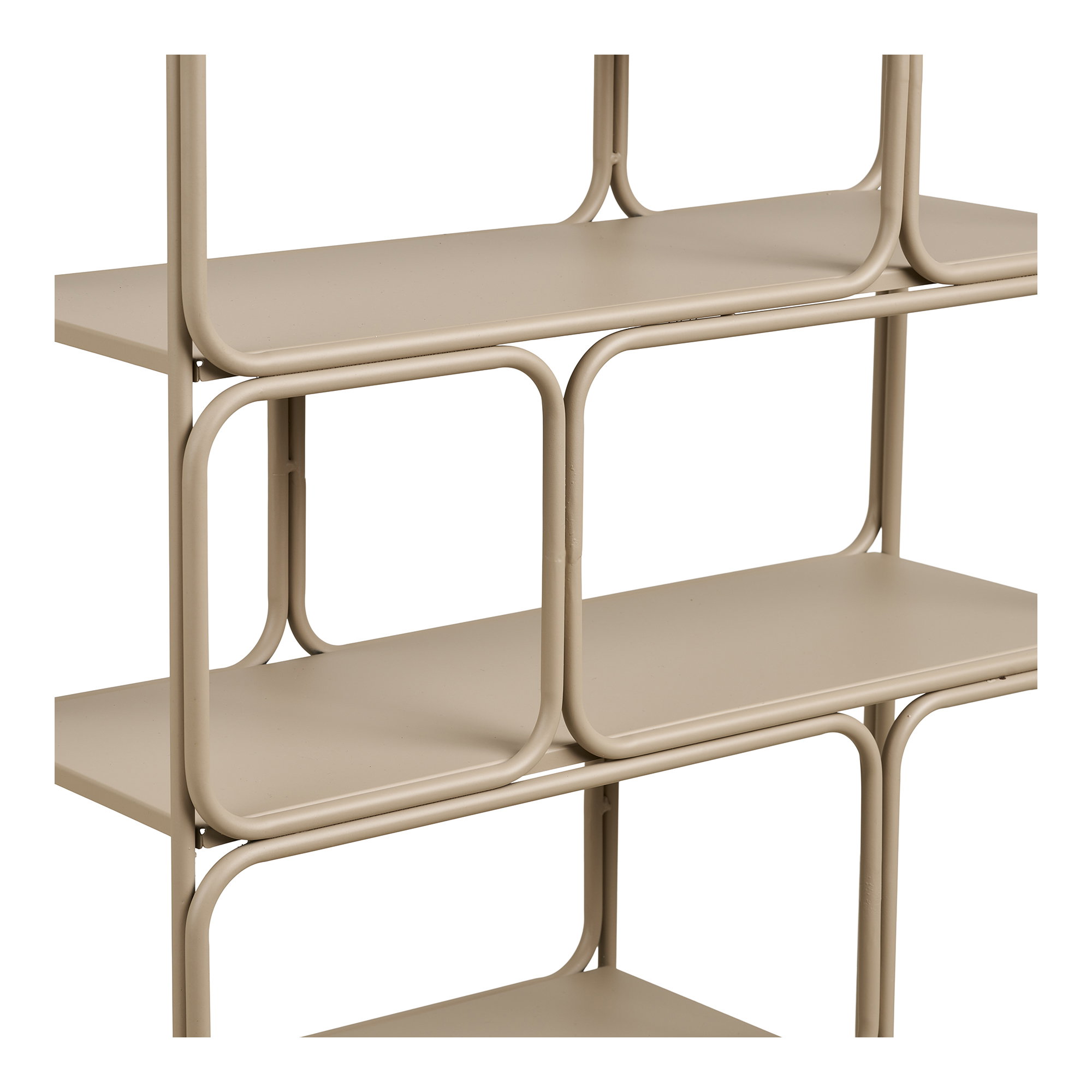 Lanciano Vægreol, metal, beige, 48x18x64 cm - Billede 3