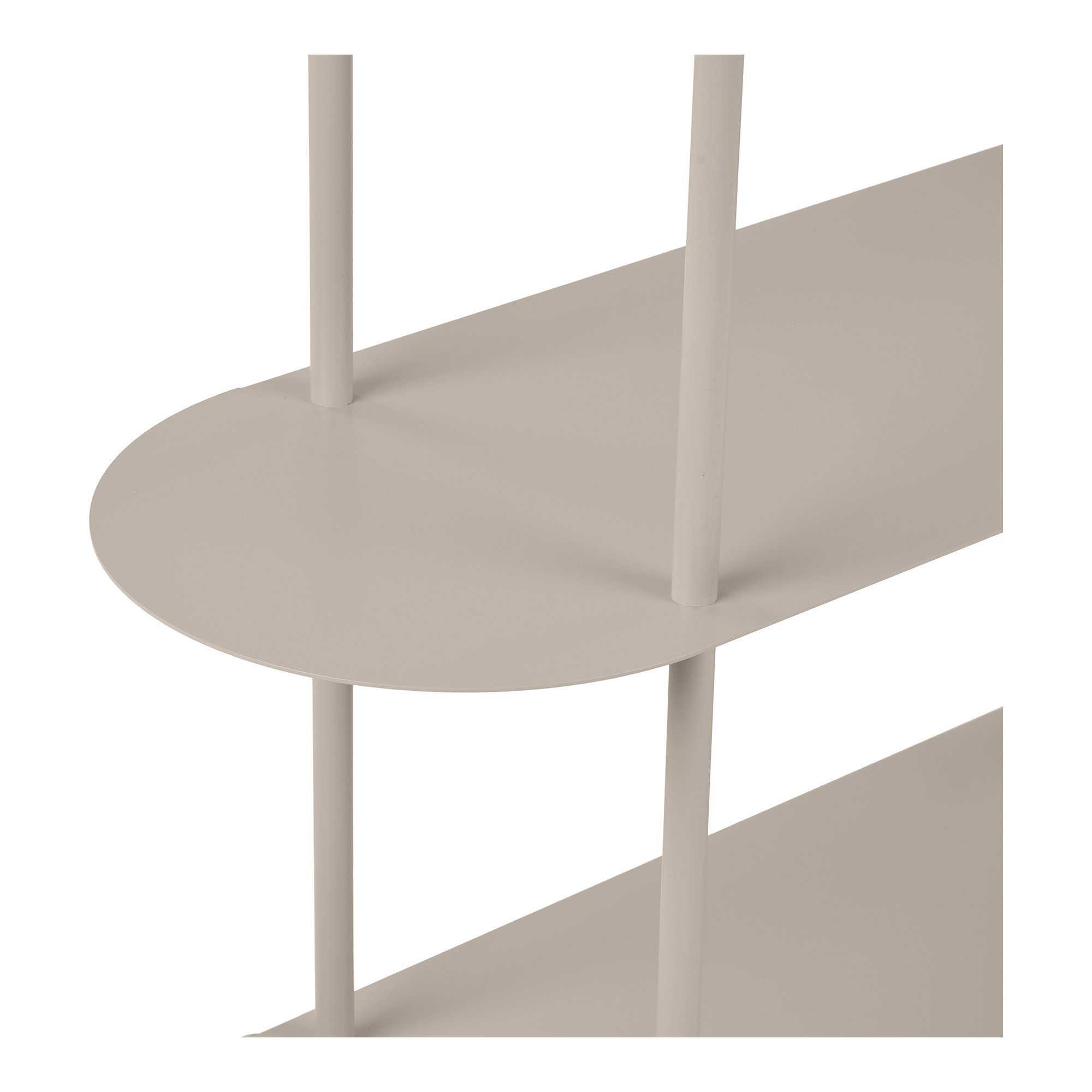 Rieti Reol, 5 hylder, metal, sand, 31x90x150 cm - Billede 3