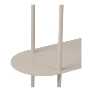 Rieti Reol, 4 hylder, metal, sand, 31x118x97 cm - Billede 3