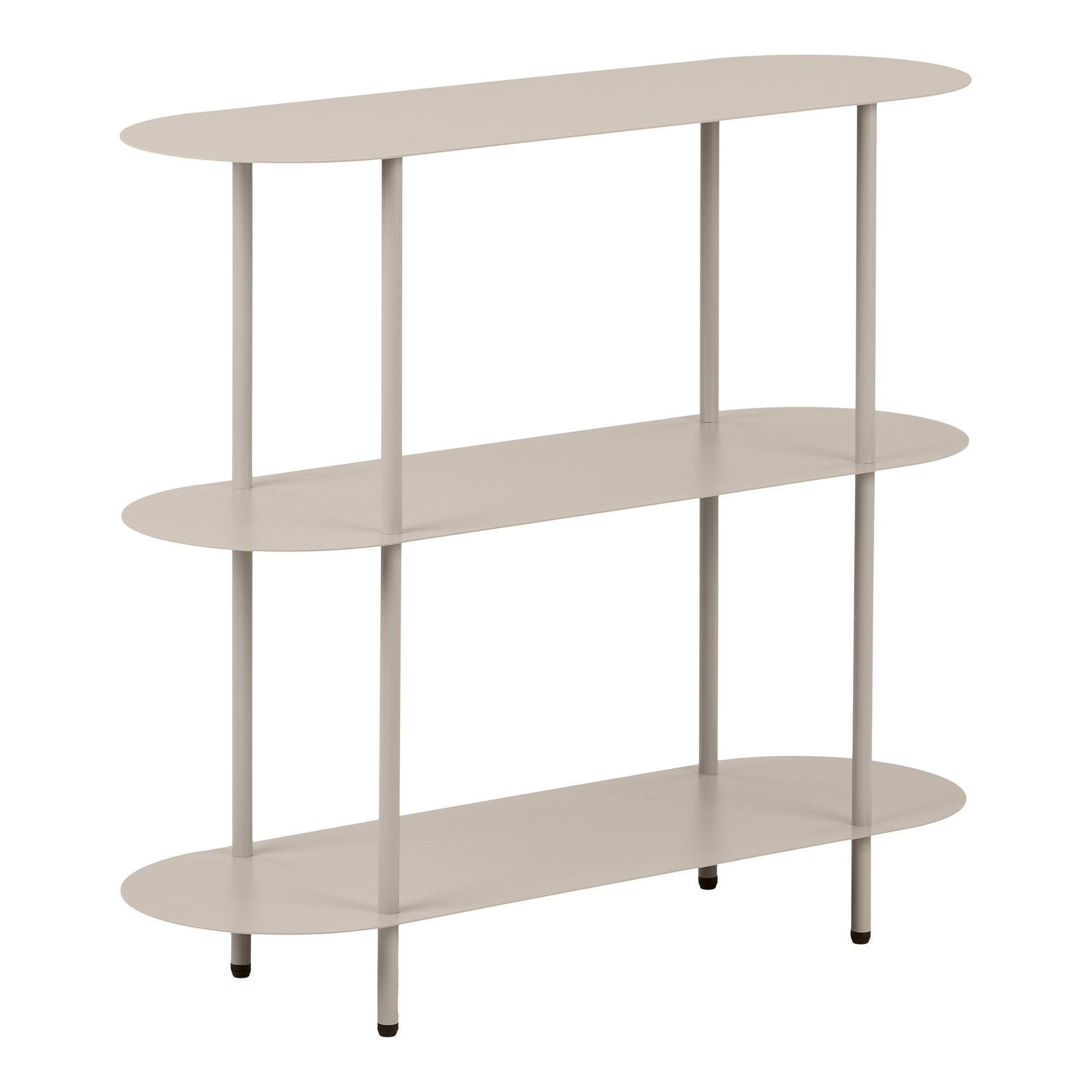 Rieti Reol, 3 hylder, metal, sand, 31x90x81 cm - Billede 2