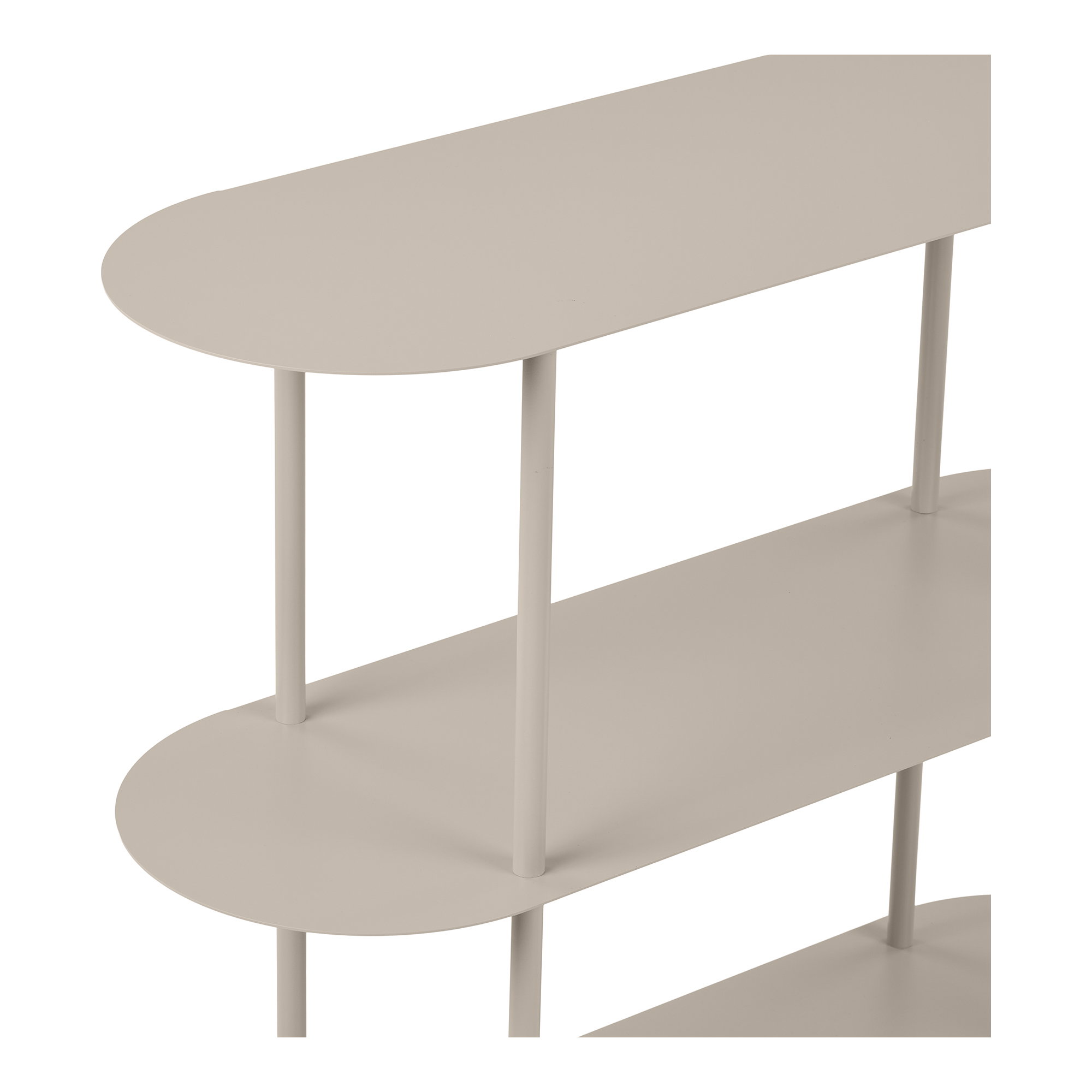Rieti Reol, 3 hylder, metal, sand, 31x90x81 cm - Billede 3