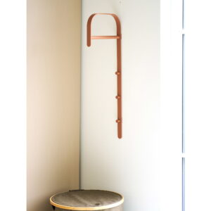 Gresto Tøjstativ, metal, cognac, 3x30x80 cm - Billede 4