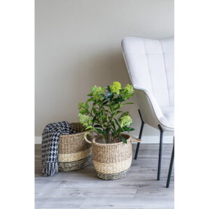 Side Plaid, sort/beige, 130x180 cm - Billede 6
