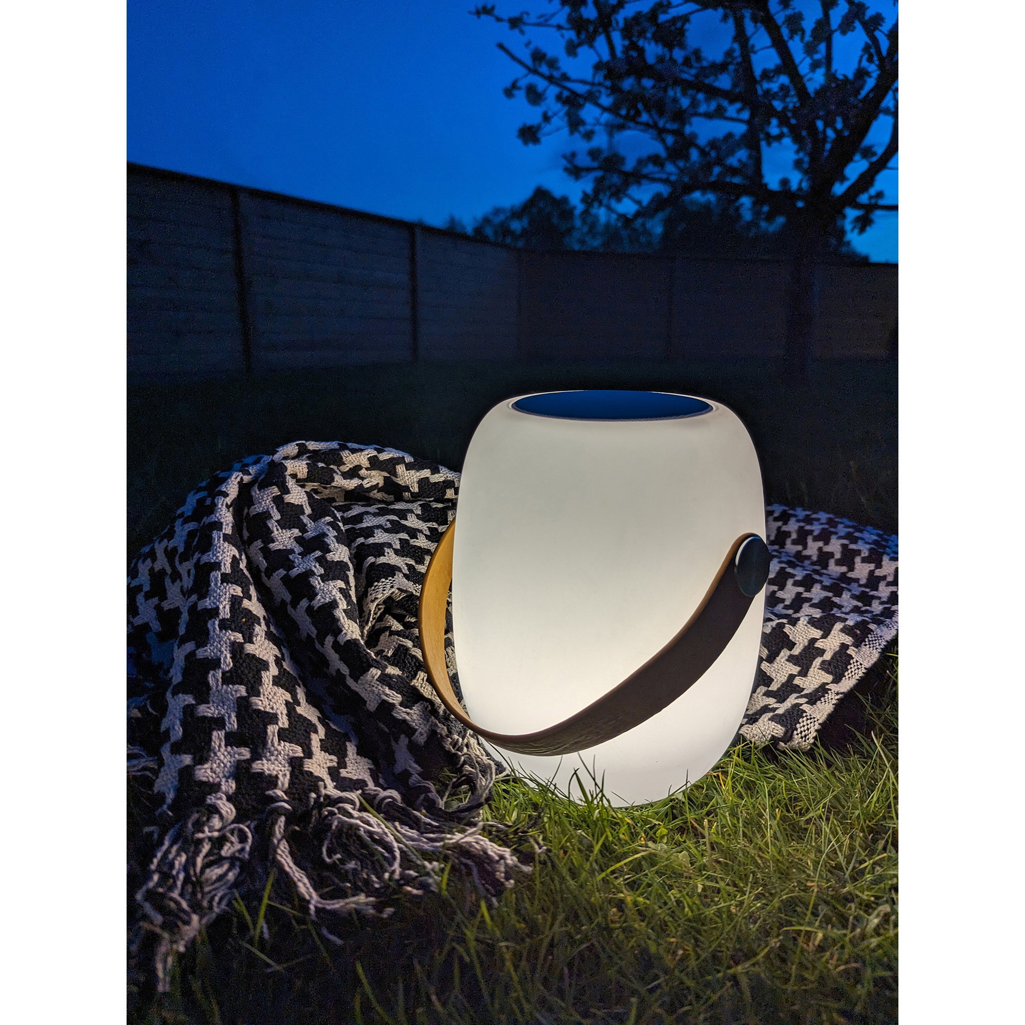 Side Plaid, sort/beige, 130x180 cm - Billede 7