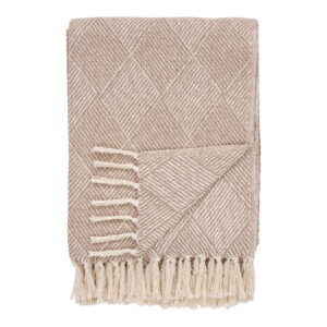 Bursa Plaid, taupe, 130x180 cm