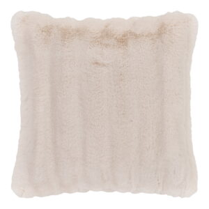Galena Pude, imiteret pels, hvid, 45x45 cm
