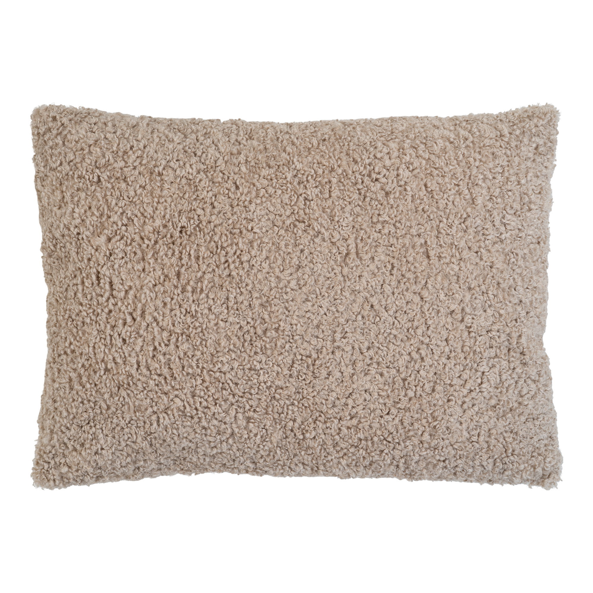 Tavira Pude, gråbrun bouclé, 45x60 cm