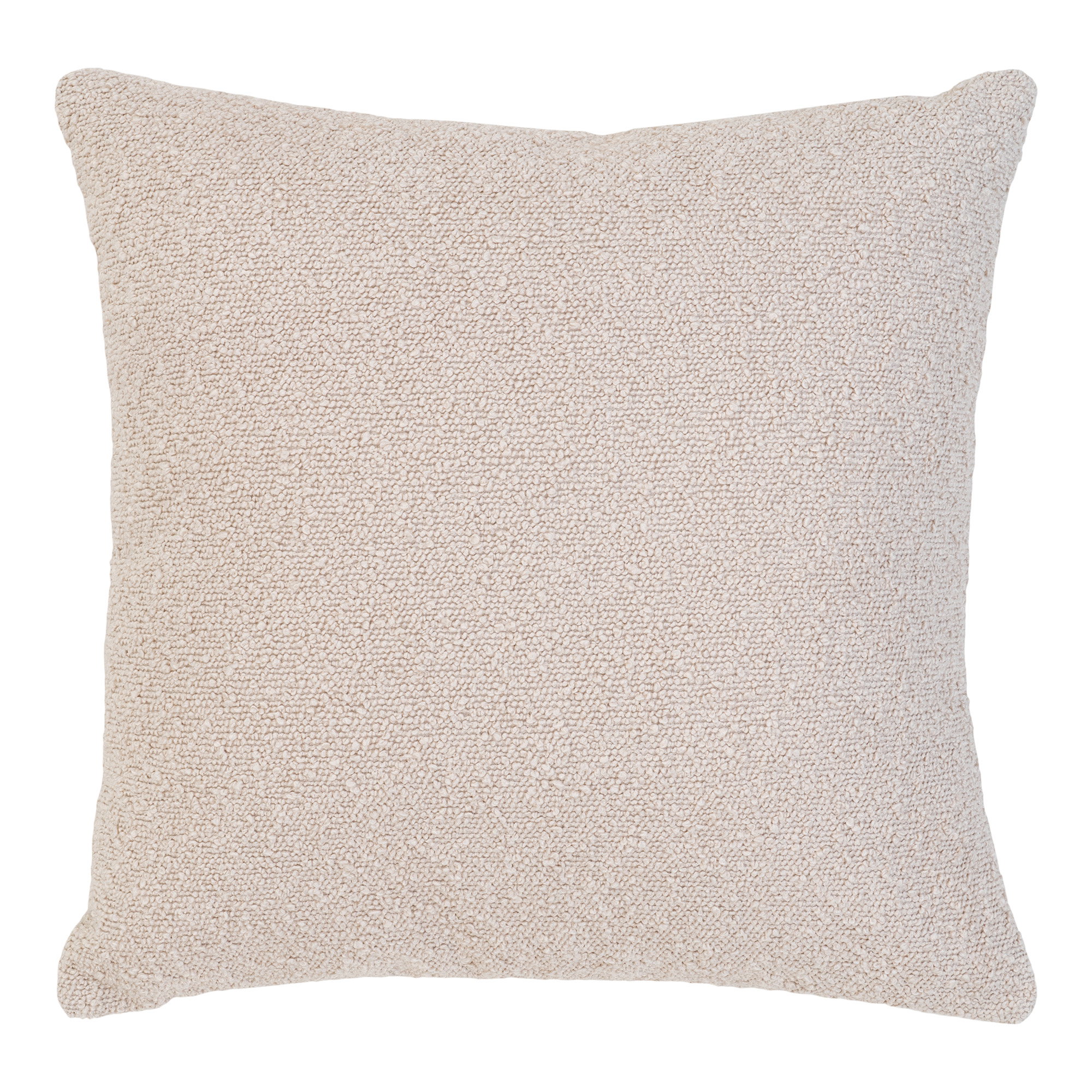 Savannah Pude, bouclé, beige, 45x45 cm