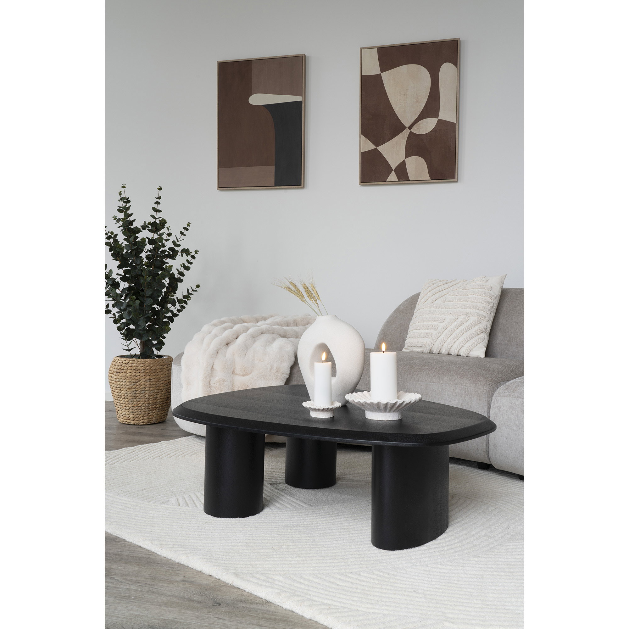 Albany Pude, hvid, 45x45 cm - Billede 5