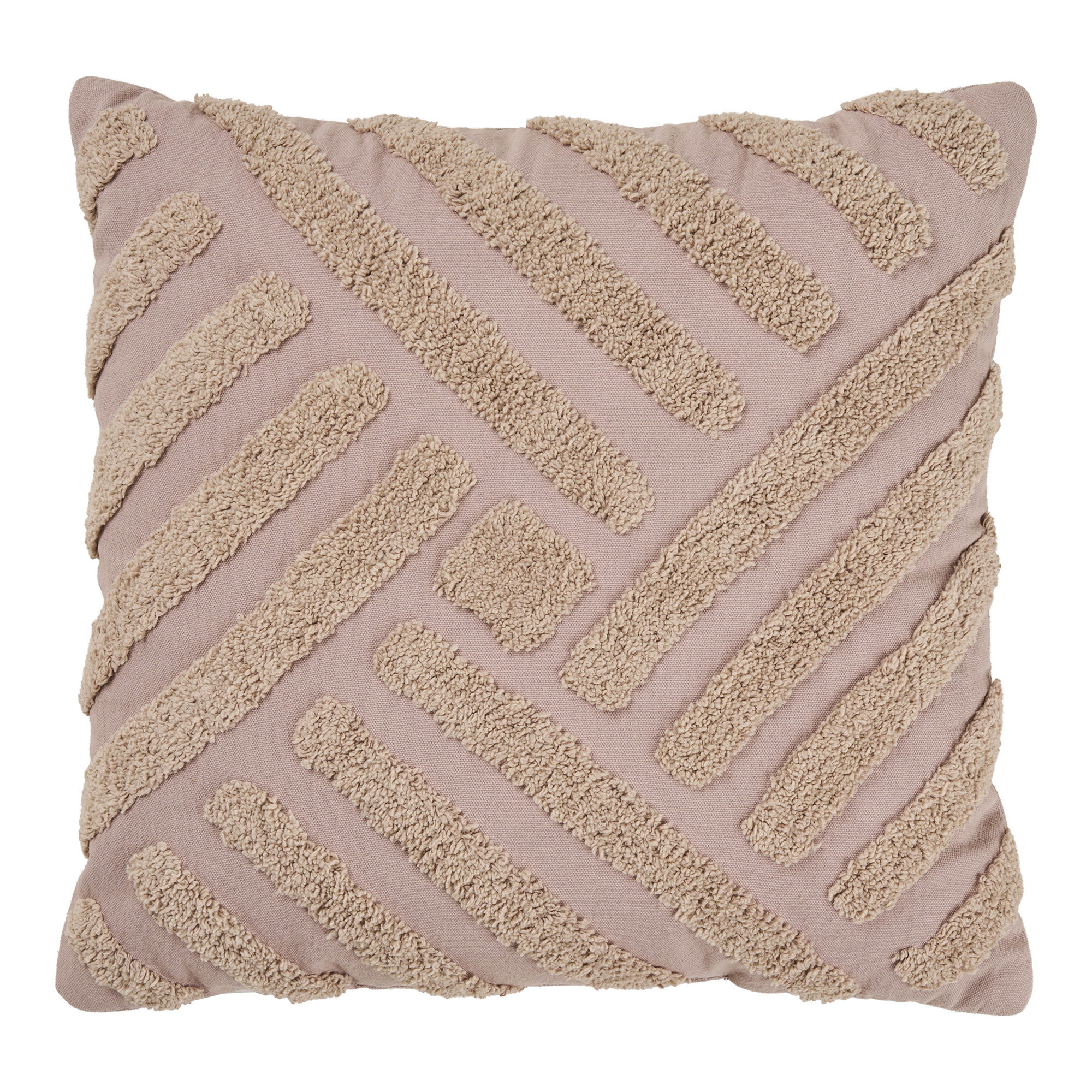 Albany Pude, mørk sand, 45x45 cm