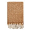 Carmel Plaid, uld mix, tan, 130x170 cm