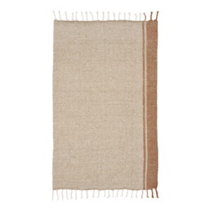 Alternative view of Almora Plaid, beige/gylden orange, 130x180 cm