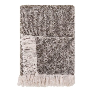 Sira Plaid, beige/brun, 130x180 cm