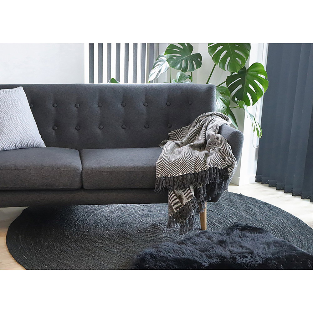 Lammeskind, sort, 50x85 cm - Billede 4