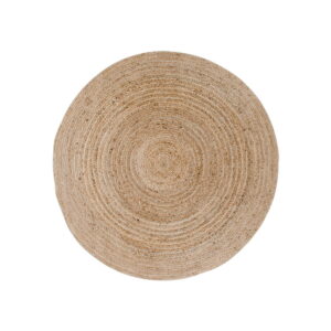 Bombay Tæppe, flettet jute, natur, ø90 cm