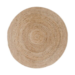 Bombay Tæppe, flettet jute, natur, ø150 cm