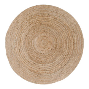 Bombay Tæppe, flettet jute, natur, ø180 cm