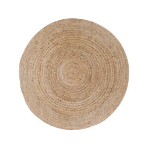 Bombay Tæppe, flettet jute, natur, ø120 cm