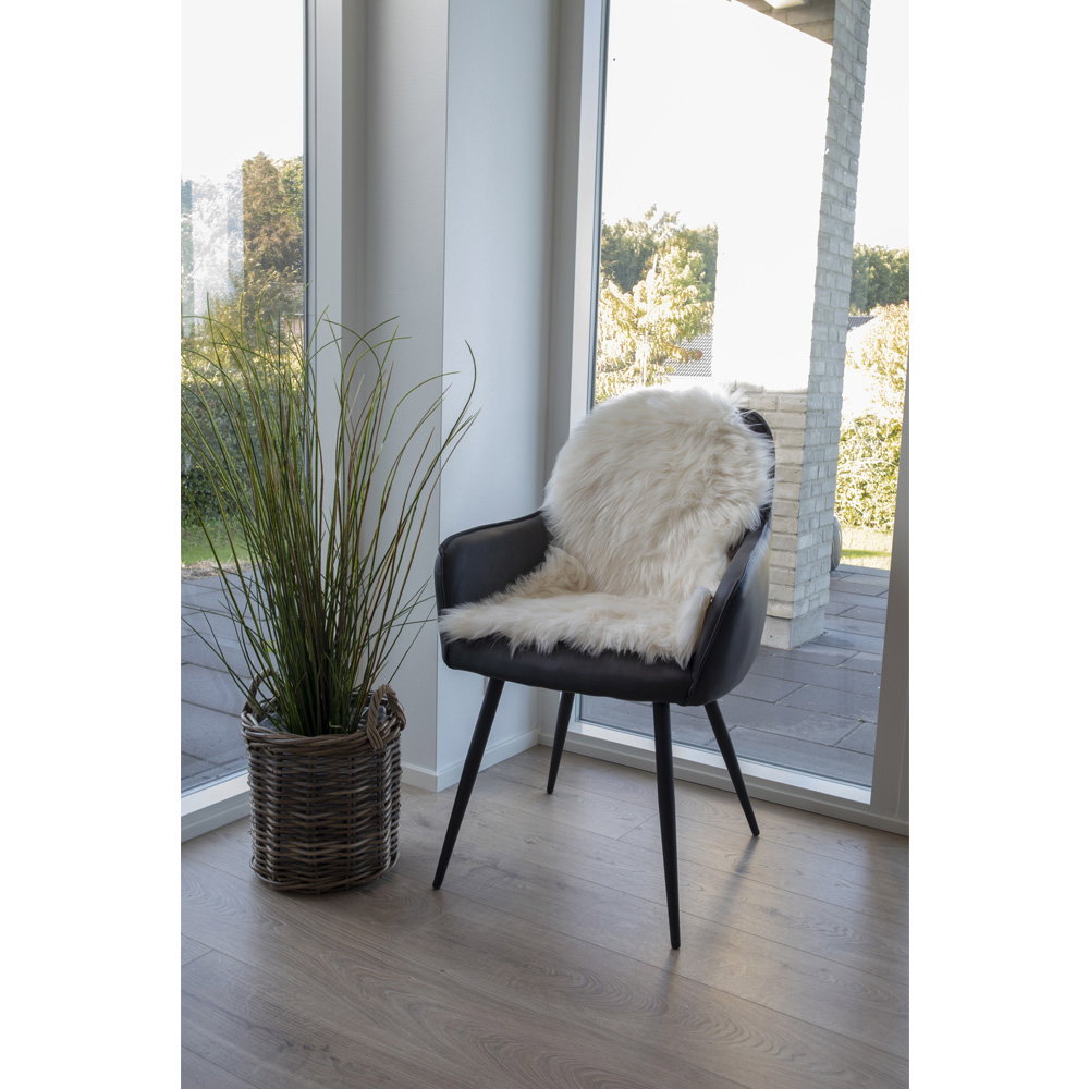 Lammeskind Imiteret, råhvid, 50x85 cm - Billede 3