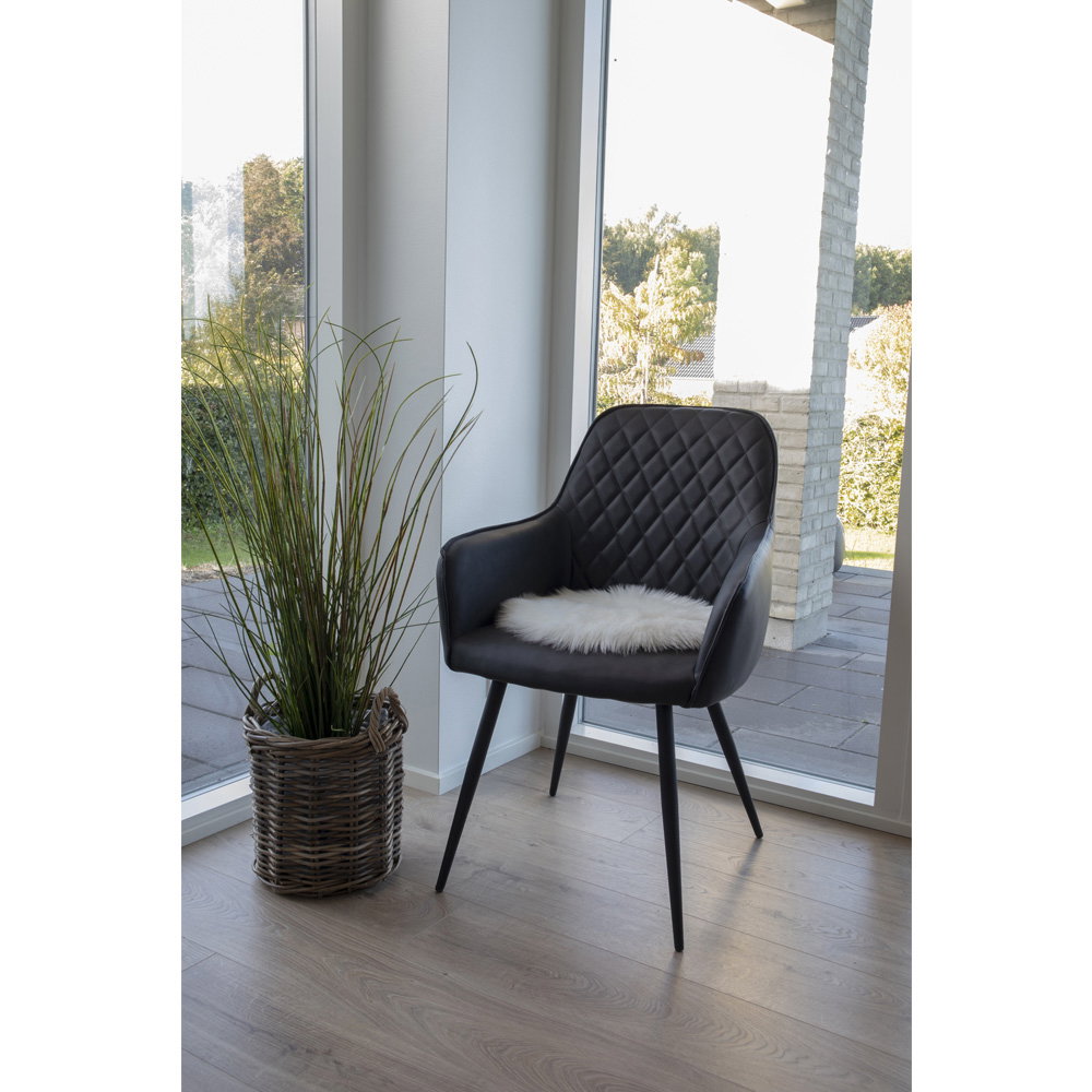 Lammeskindshynde Imiteret, hvid, ø35 cm - Billede 2
