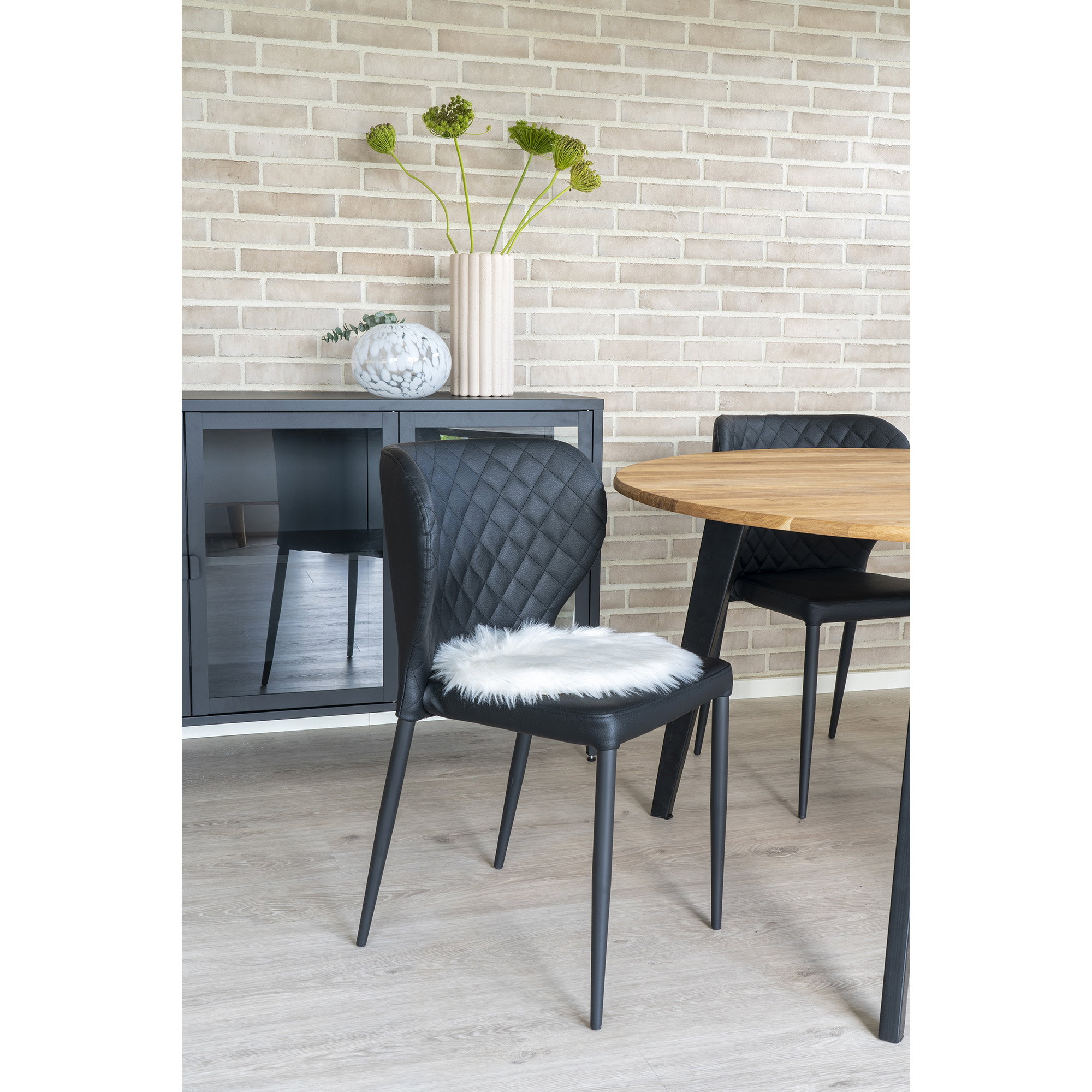 Lammeskindshynde Imiteret, hvid, ø35 cm - Billede 3