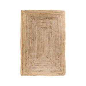 Bombay Tæppe, flettet jute, natur, 60x90 cm