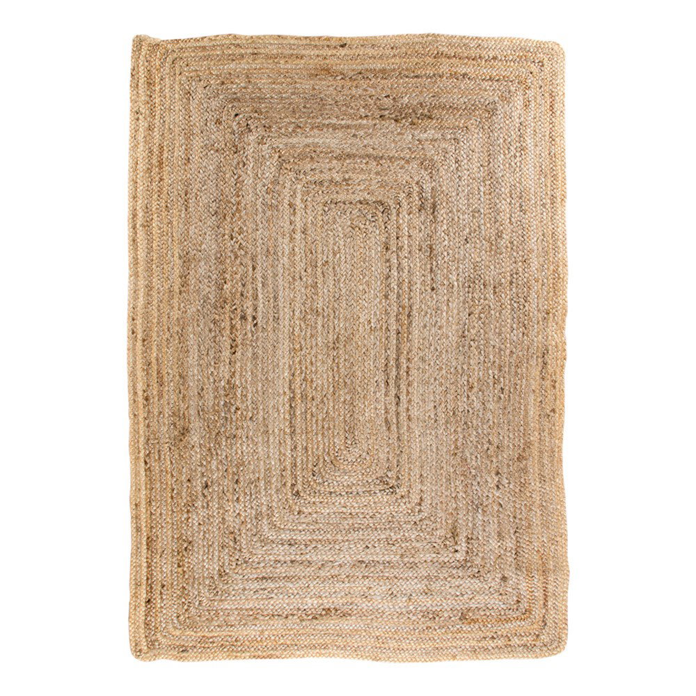 Bombay Tæppe, flettet jute, natur, 180x240 cm