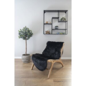 Alternative view of Lammeskind Imiteret, sort, 60x180 cm