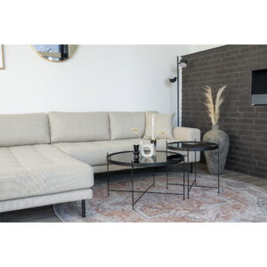 Havana Tæppe, orange/blå, ø200 cm - Billede 3