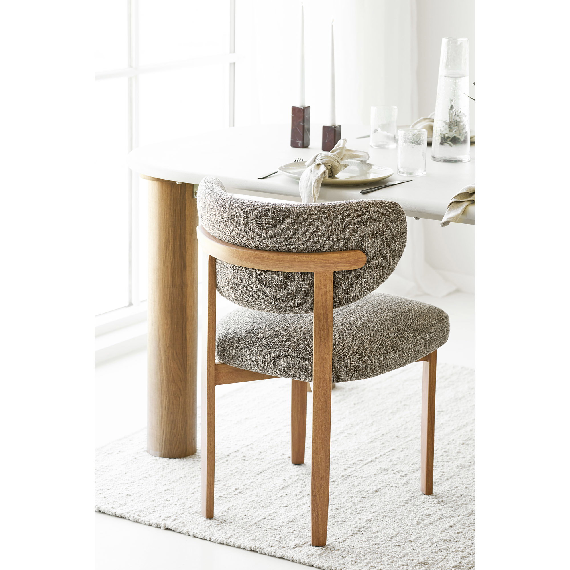 Bela Tæppe, håndvævet, beige, 160x230 cm - Billede 4