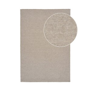 Nila Tæppe, håndvævet, mørk sand, 160x230 cm
